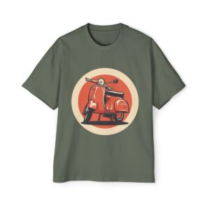 Scooter Garage Logo Men's Heavy Oversized Tee